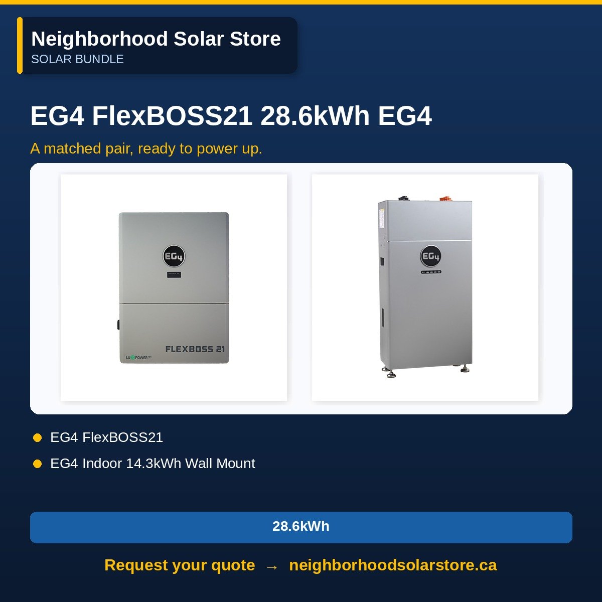 EG4 FlexBOSS21 Hybrid System + 28.6kWh Battery