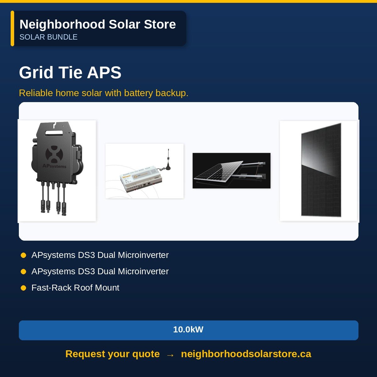 APsystems Grid-Tie Microinverter System