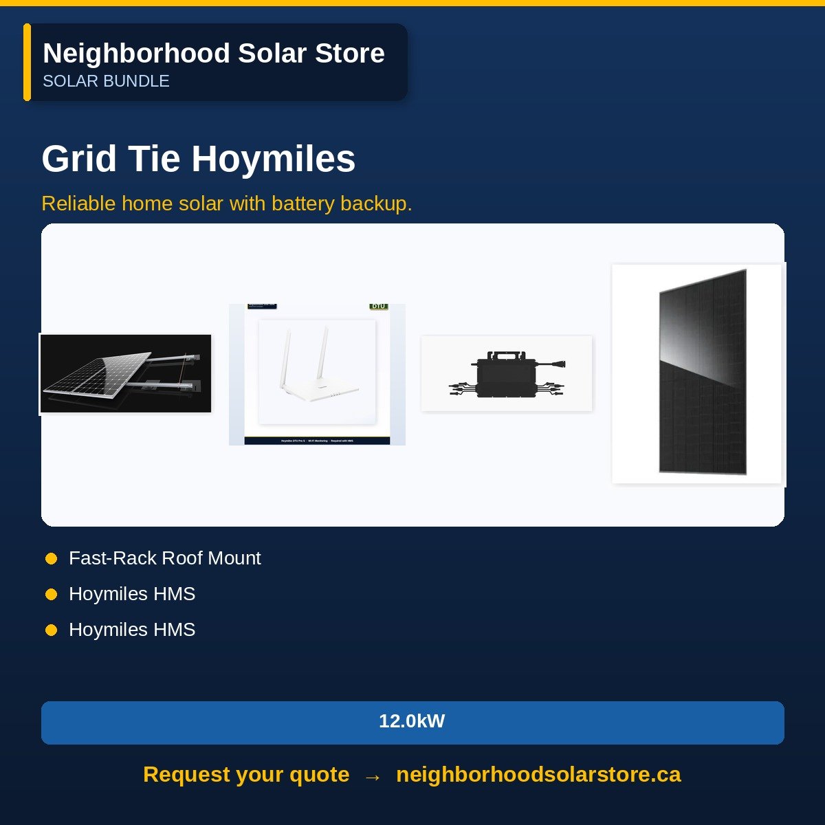 Hoymiles Grid-Tie Microinverter System