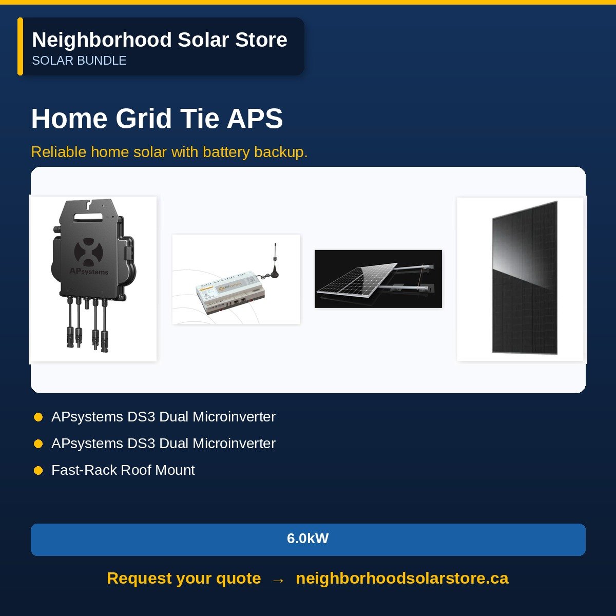 Home Grid-Tie System — APsystems