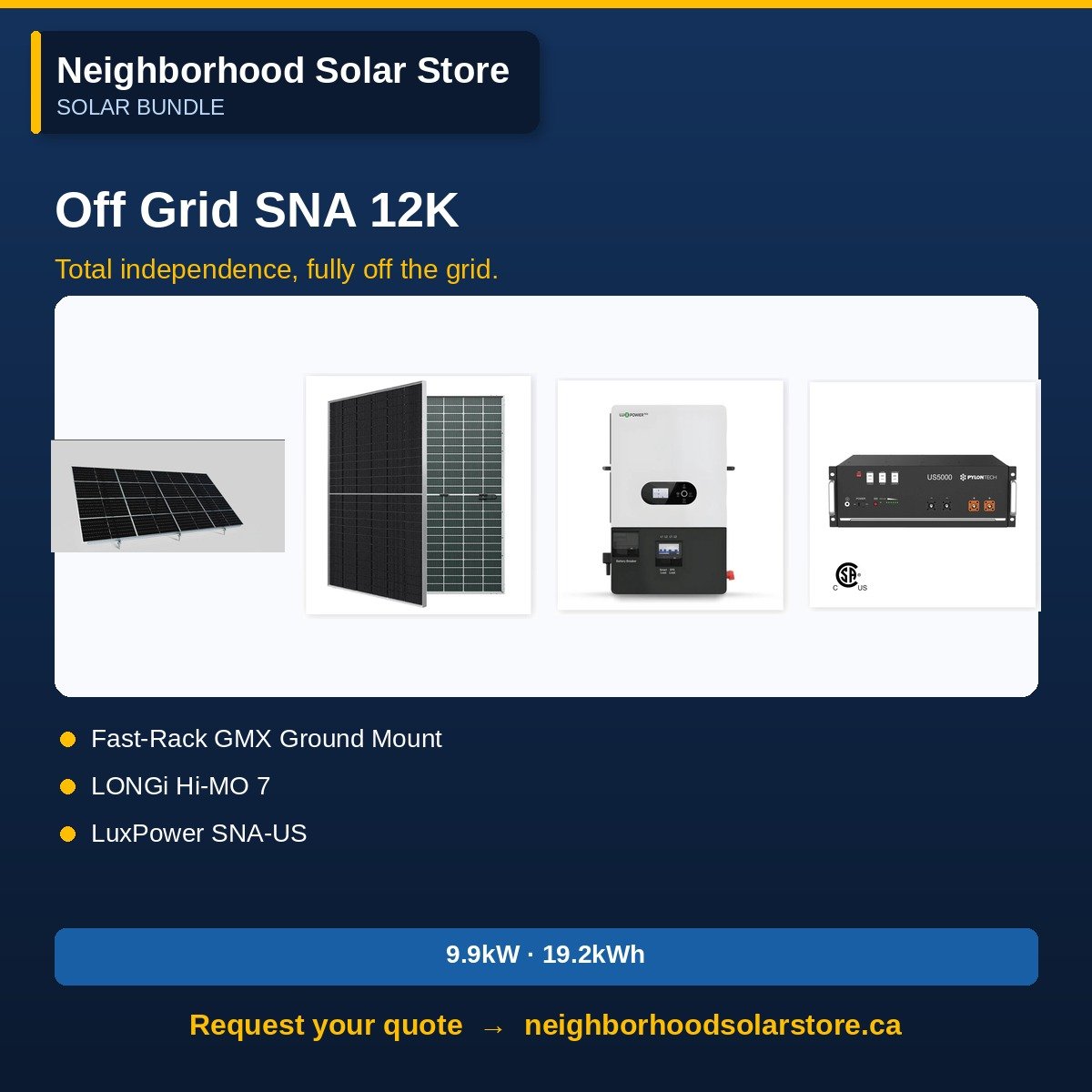 12kW Off-Grid System — LuxPower SNA