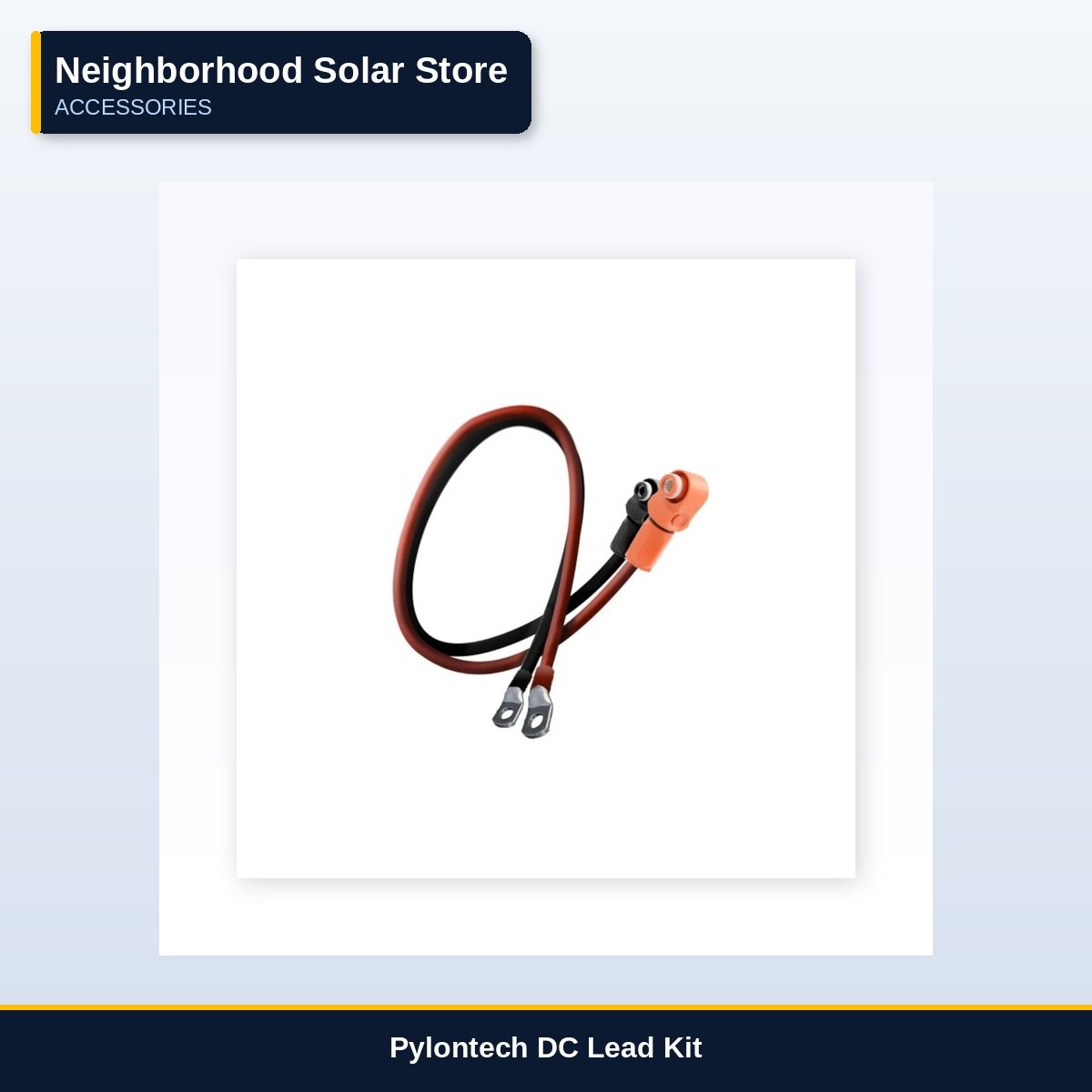 Pylontech DC Lead Kit — Pre-Made Battery Connection Set