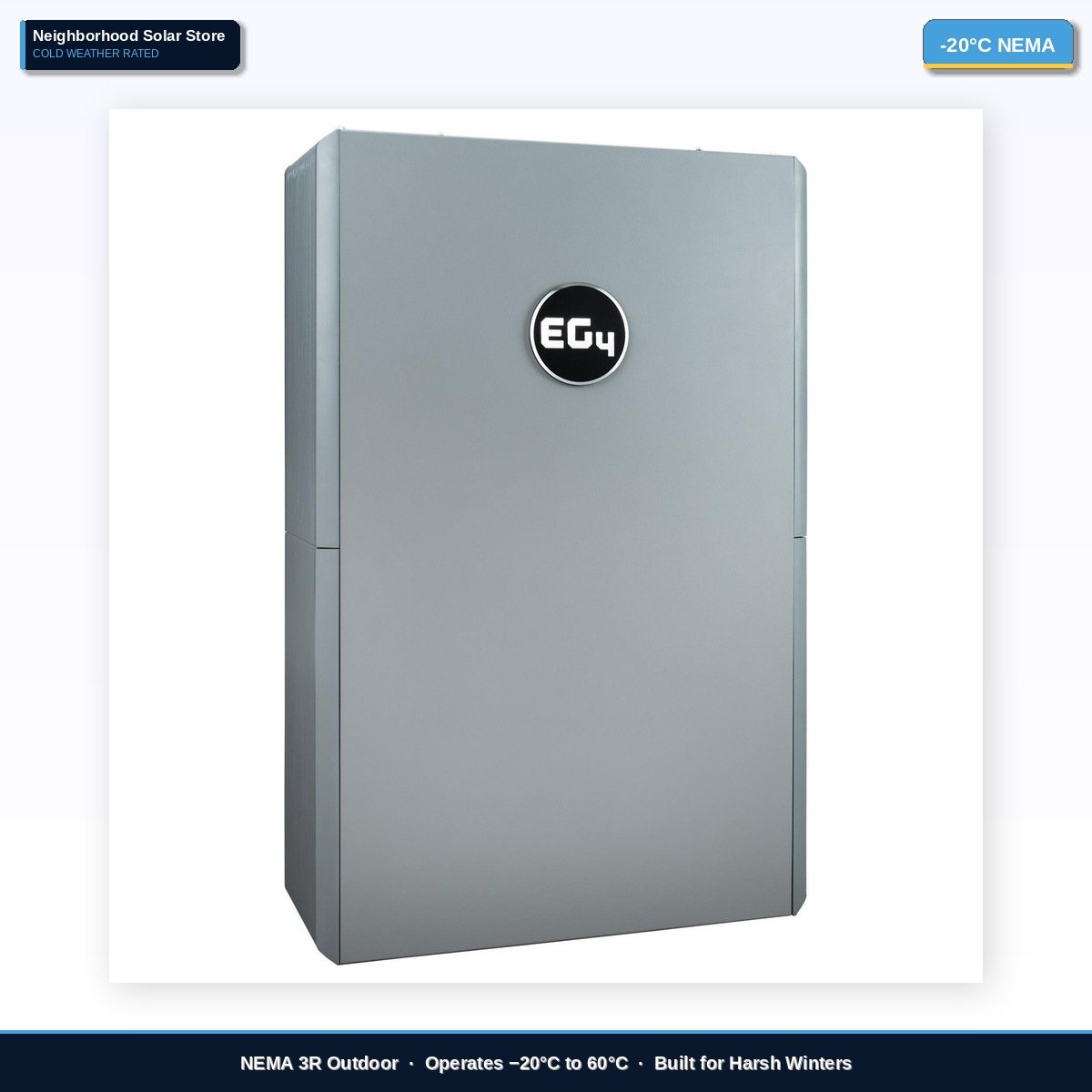 EG4 AllWeather 14.3kWh Outdoor Battery — 280Ah (EG4-AW-WM-280AH)