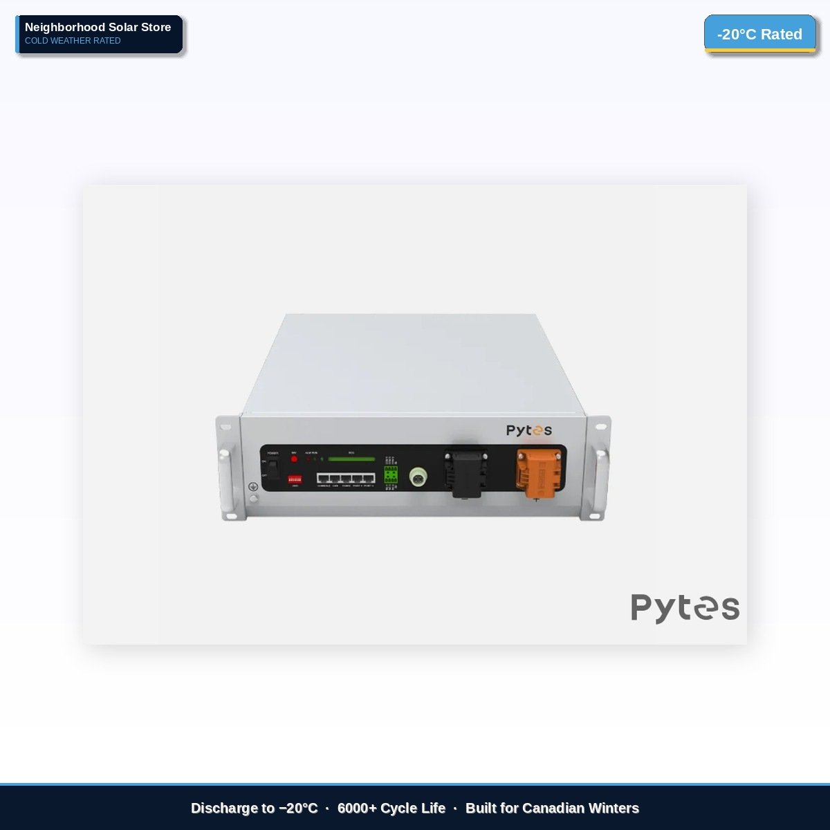 Pytes V5+ — 5.12kWh LiFePO4 Battery Module (PY-V5PLUS-5.12)