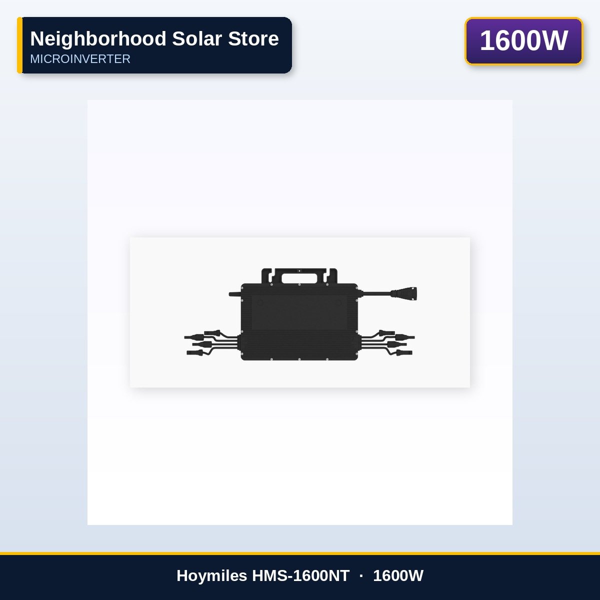Hoymiles HMS-1600NT — 1600W Quad Microinverter
