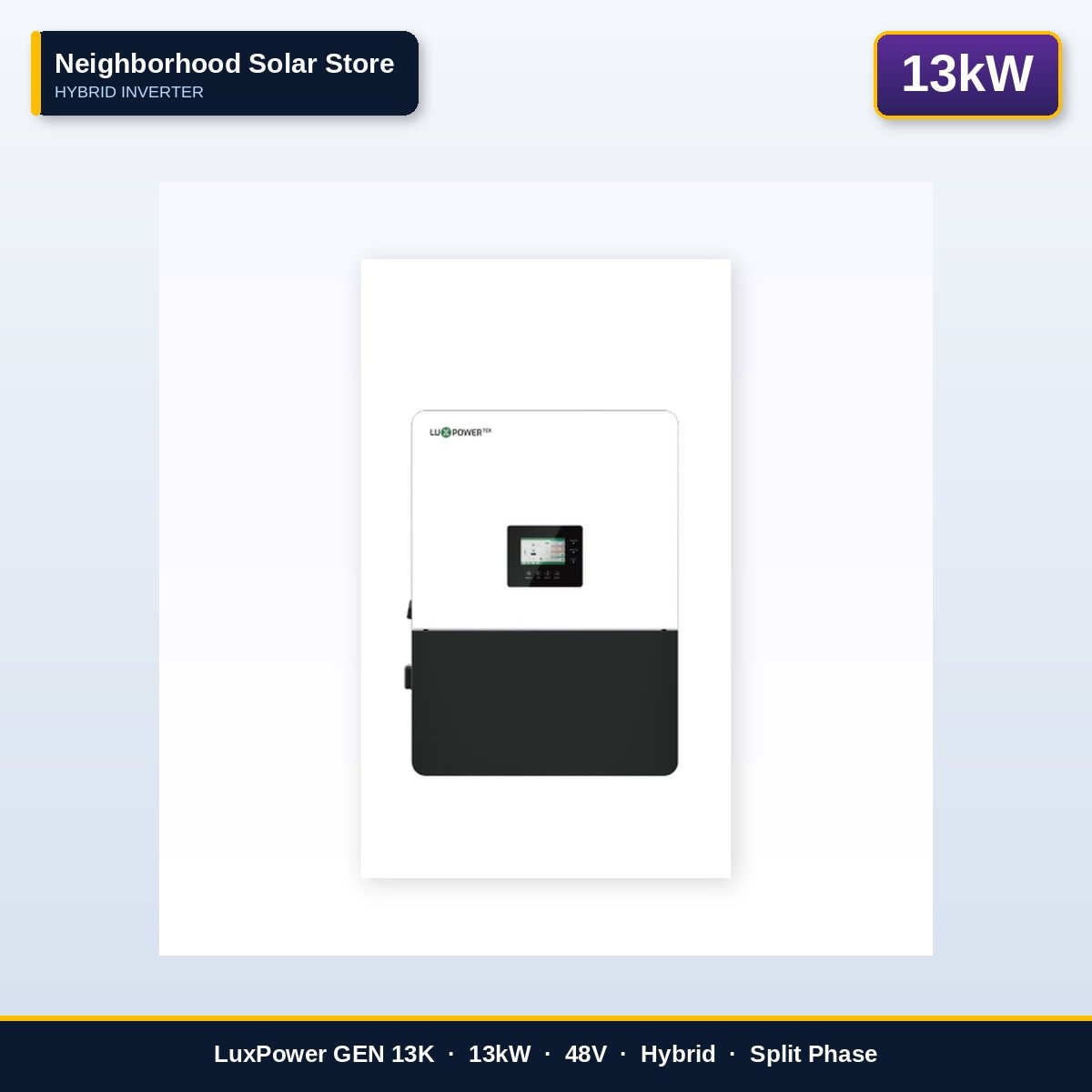 LuxPower GEN 13kW Hybrid Inverter (GEN-LB-US-13K)