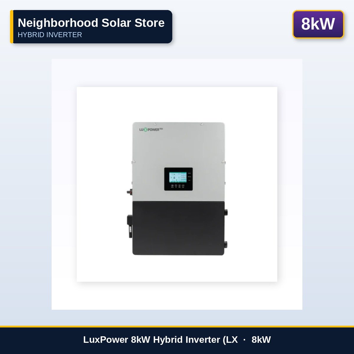 LuxPower 8kW Hybrid Inverter (LXP-LB-US-8K)