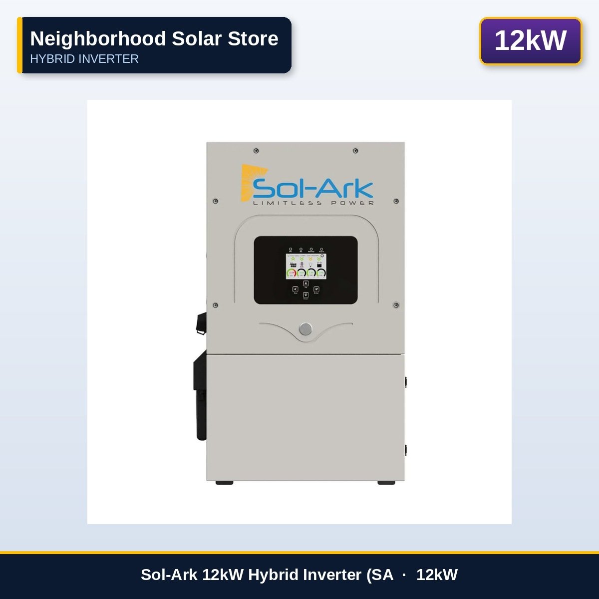 Sol-Ark 12kW Hybrid Inverter (SA-12K)