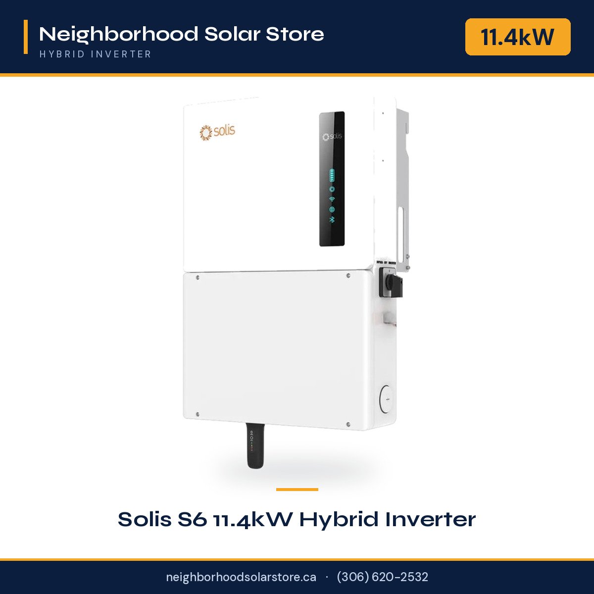 Solis S6 11.4kW Hybrid Inverter (S6-EH1P)