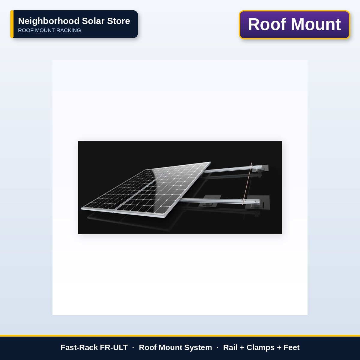 Fast-Rack Roof Mount Racking System (FR-ULT Series)