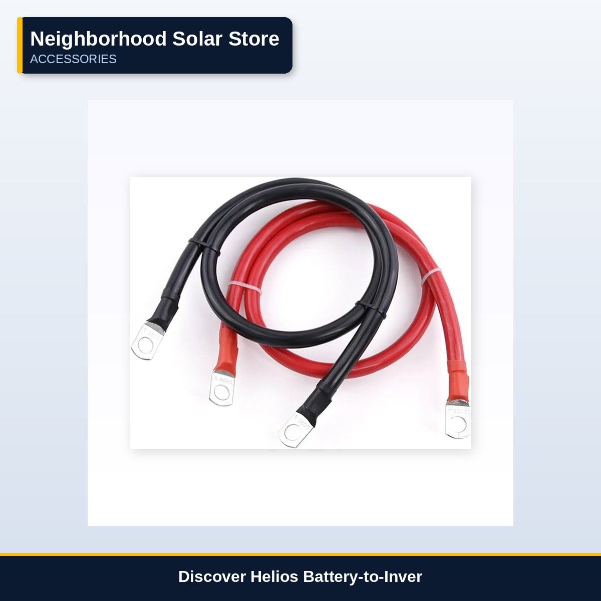 Discover Helios Battery-to-Inverter Cable
